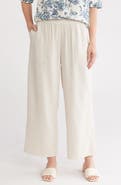 Caslon® Cotton Gauze Pull-On Pants
