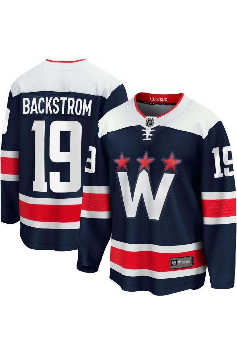 Men's Fanatics Branded Nicklas Backstrom Navy Washington Capitals Alternate Premier Breakaway Player Jersey, Main, color, Navy