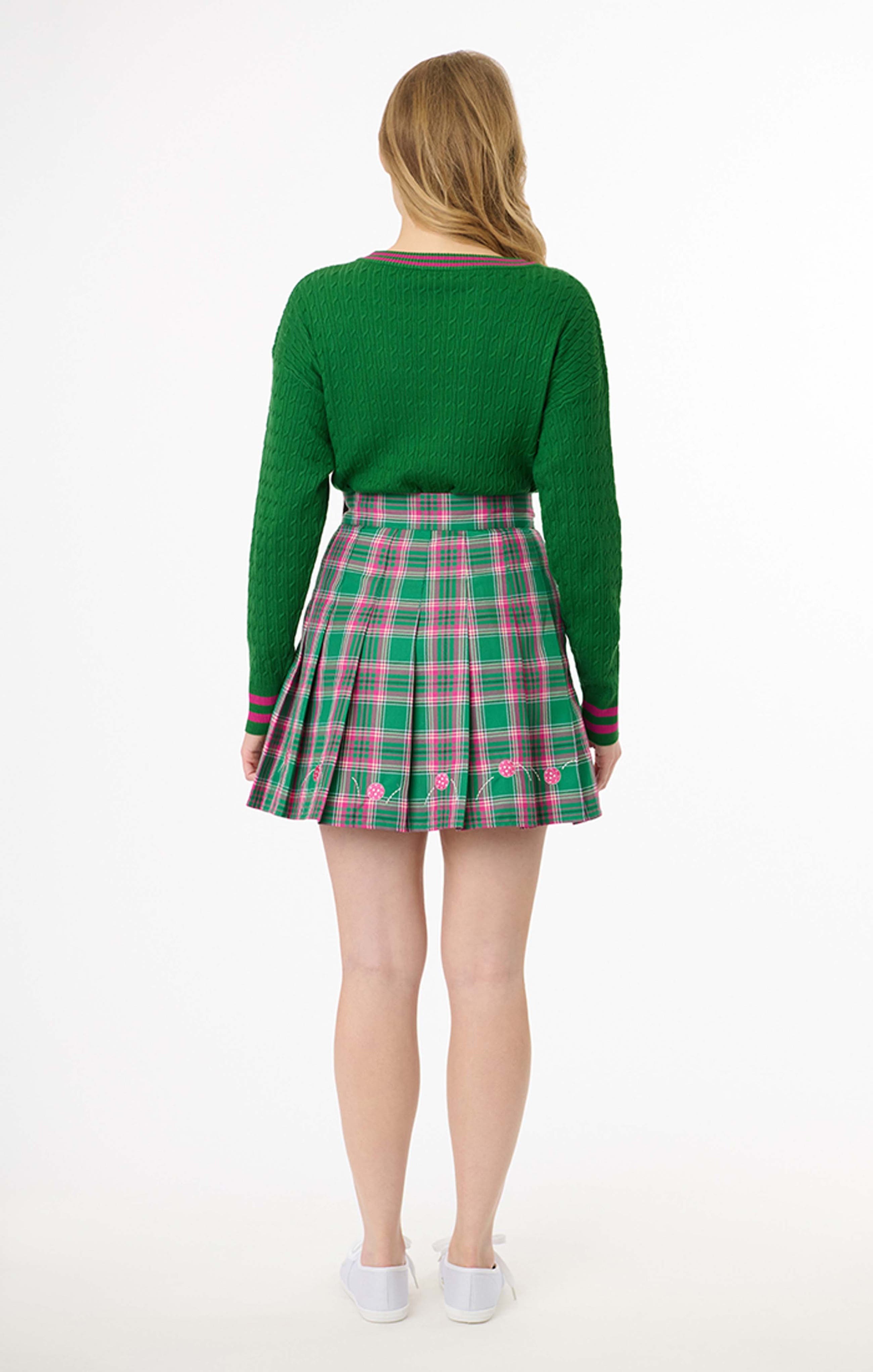 Pleated Mini Skirt - image 2