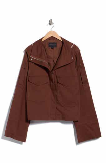 Leighton Cotton Blend Utility Jacket