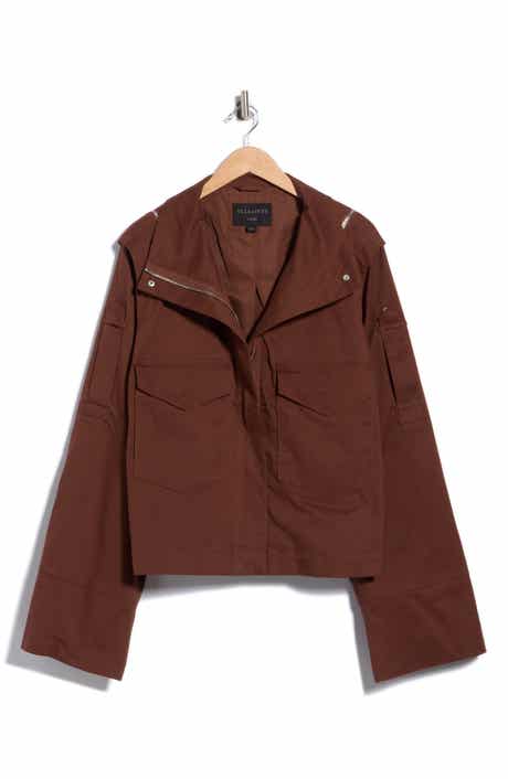 Leighton Cotton Blend Utility Jacket