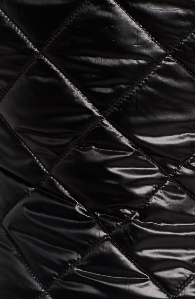 GUESS Reversible Packable Asymmetrical Quilted Jacket, Alternate, color, 