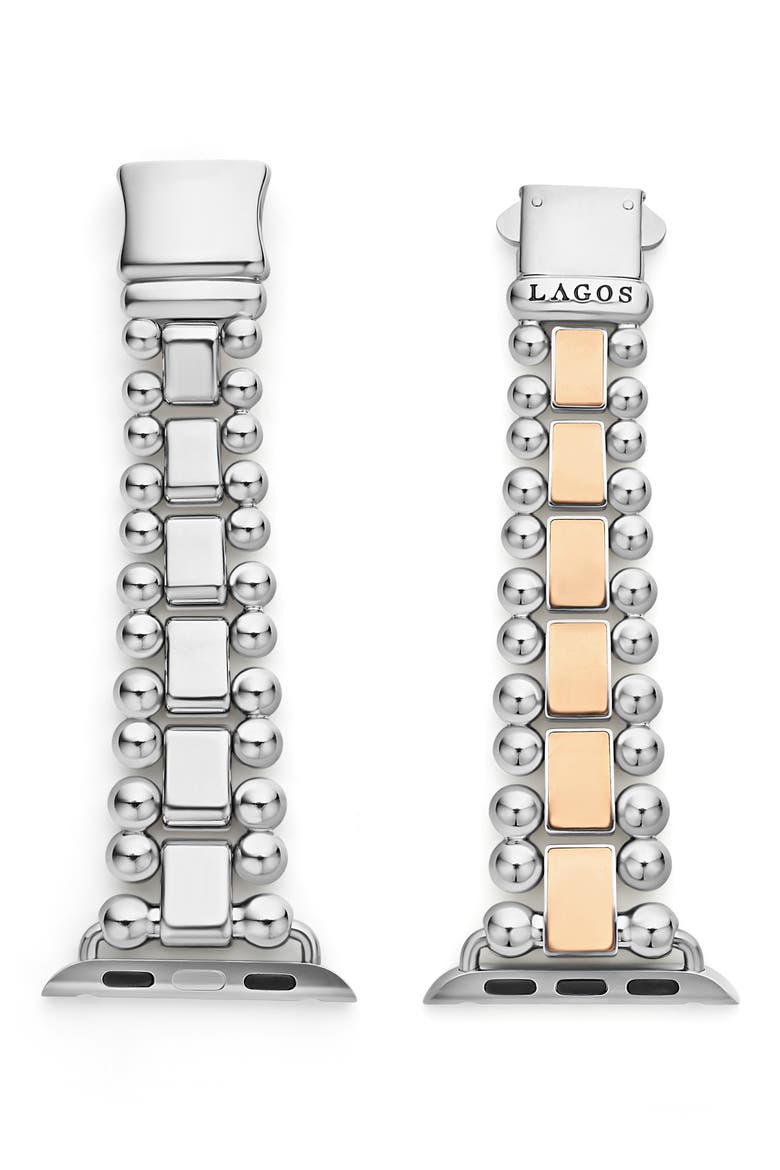 Smart Caviar Apple Watch® Watchband, Main, color, ROSE GOLD