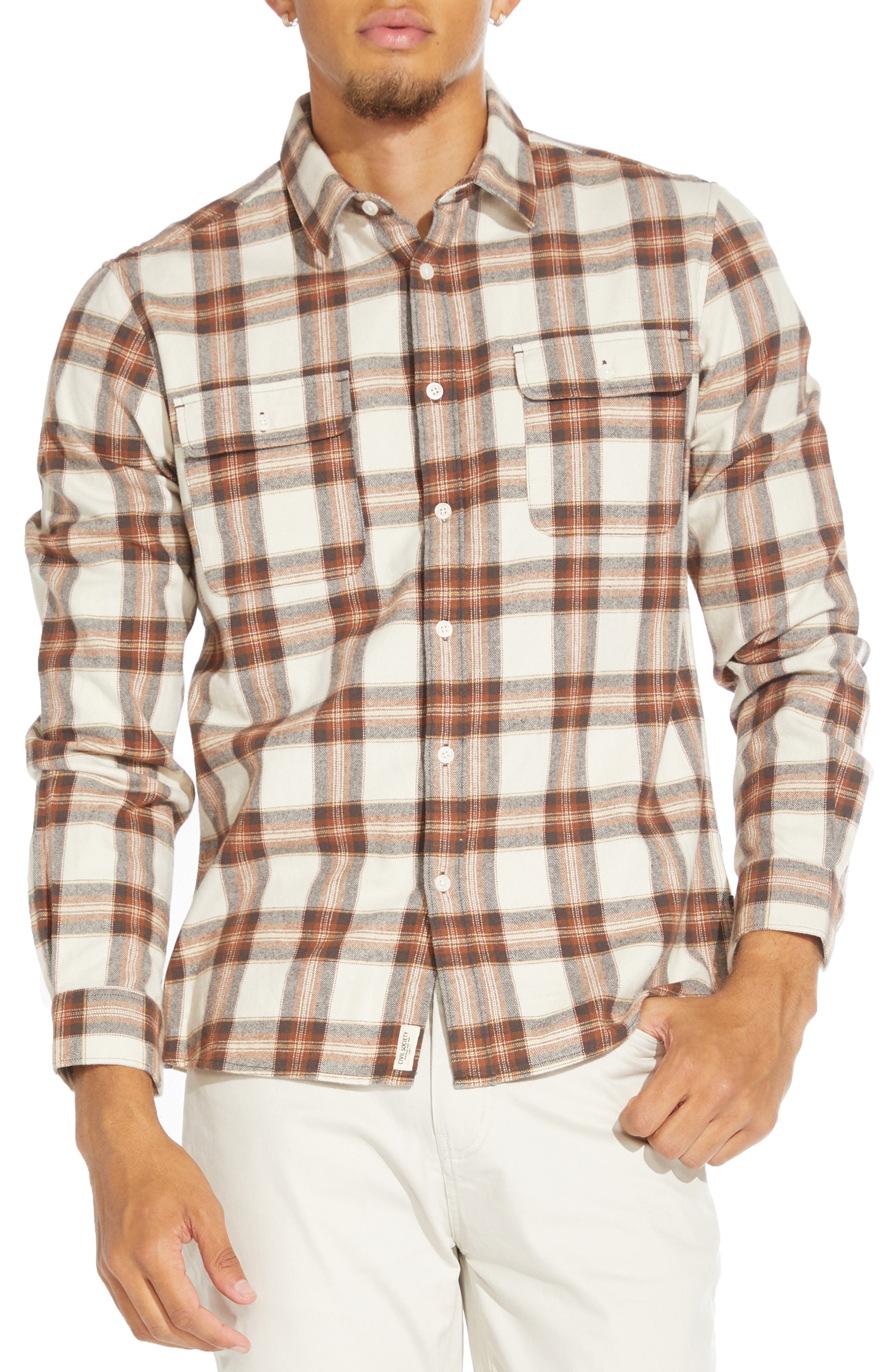 Civil Society Burt Plaid Long Sleeve Button-Up Shirt (Men) | Nordstromrack