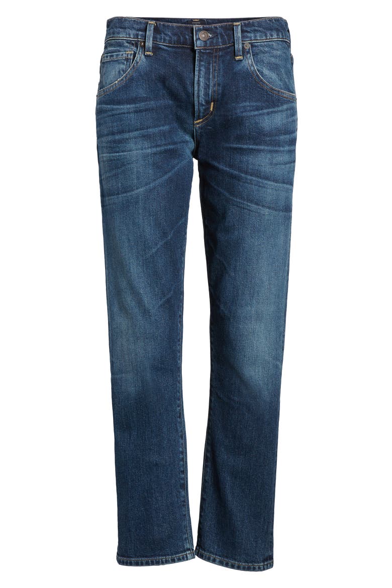 Emerson Slim Boyfriend Jeans, Alternate, color, NEW MOON