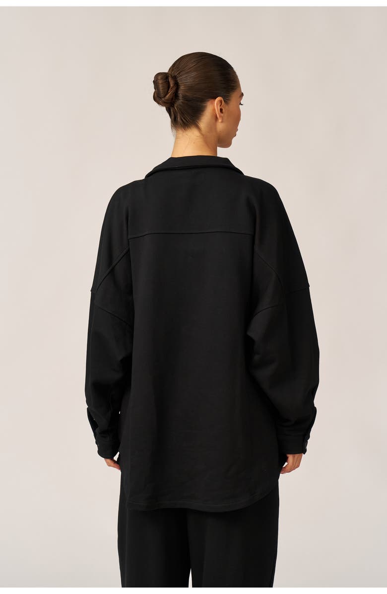 Gottex Beach Life Cozy Coast Airport Button Up Shacket, Alternate, color, 