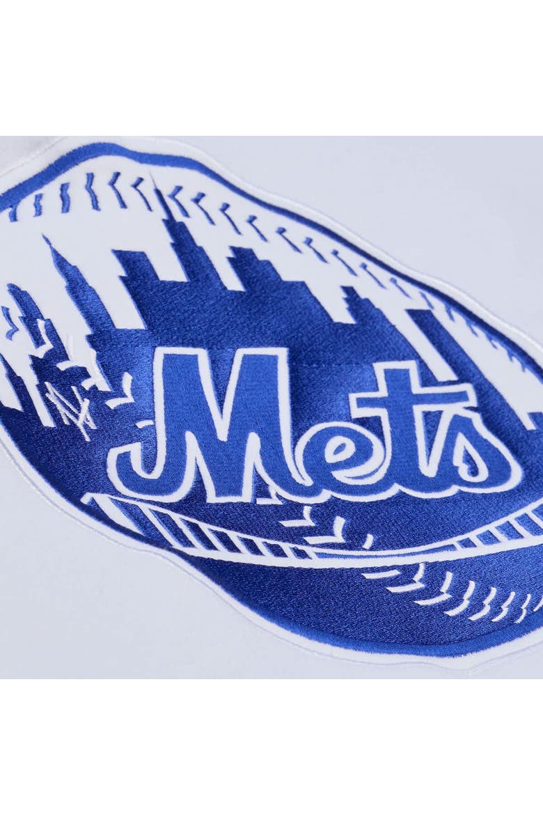 Men's Mitchell & Ness  White New York Mets Cooperstown Collection Fleece Hoodie, Alternate, color, White