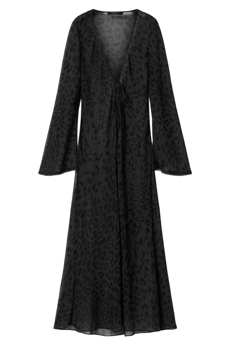 Zalia Maxi Dress, Main, color, SAVRA BLACK