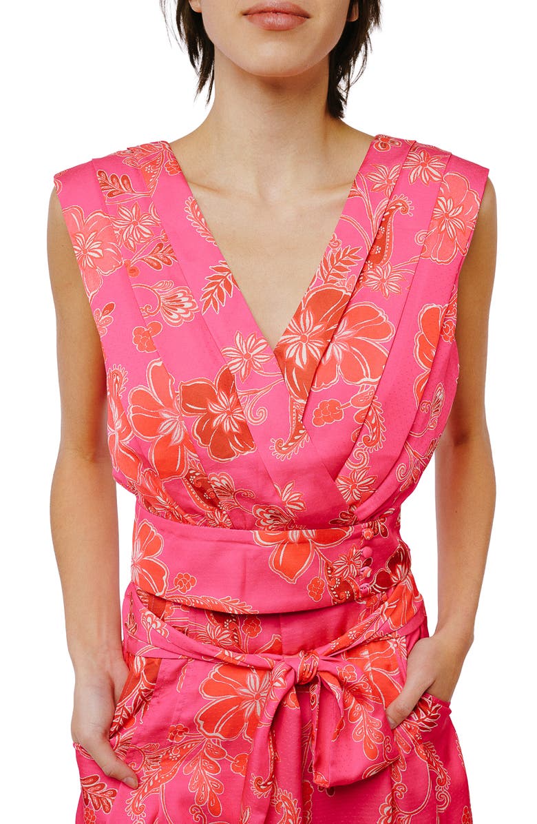 CIEBON Adrina Print Top, Alternate, color, Pink