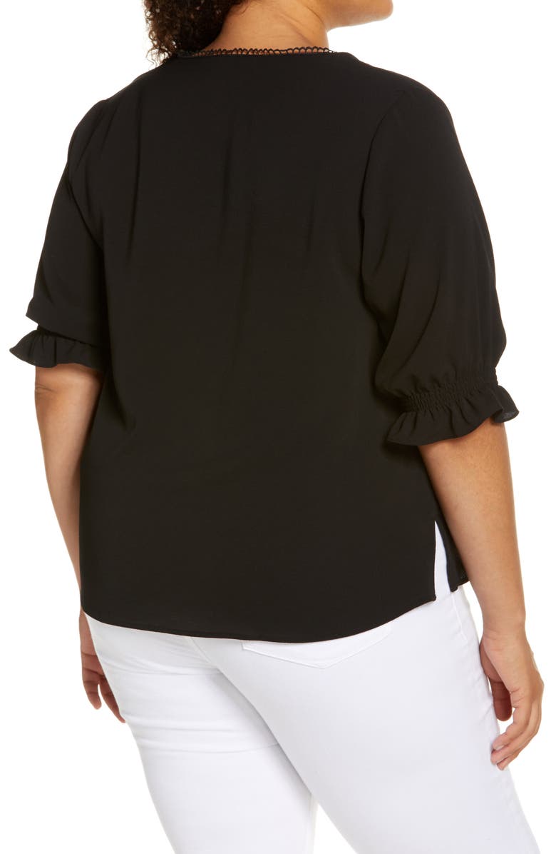 CeCe Ruffle Sleeve Blouse, Alternate, color, 