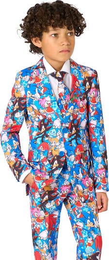 Kids' Sonic the Hedgehog<sup>™</sup> Two-Piece Suit & Tie Set