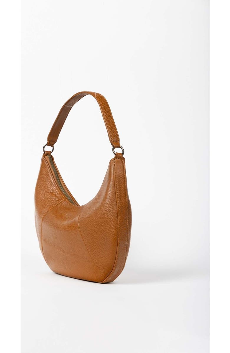 Deux Mains Saddle Shoulder Bag, Alternate, color, Honey