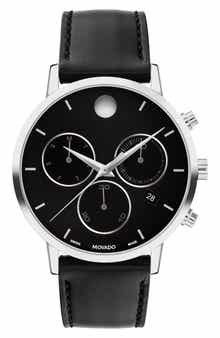 Museum Classic Leather Strap Watch