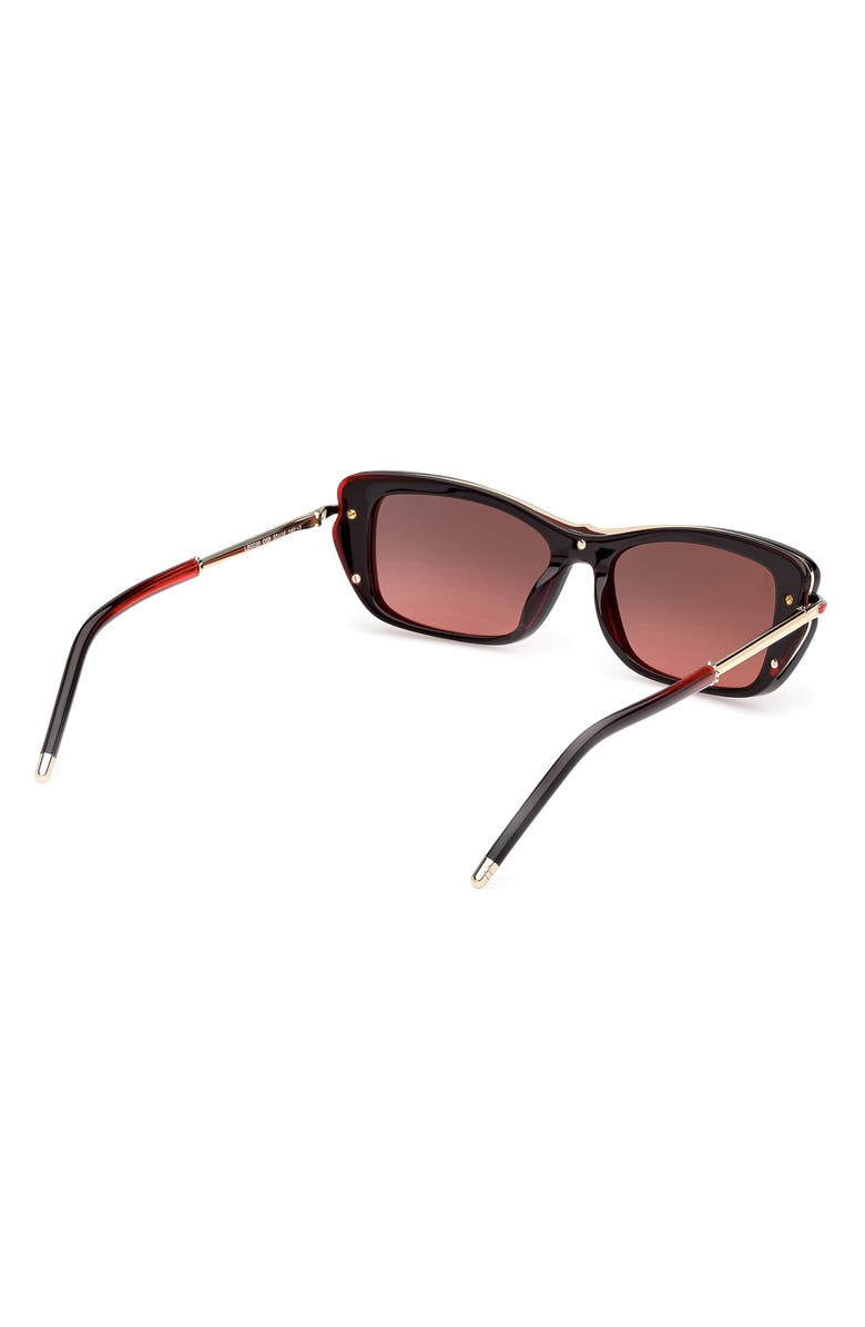Christian Louboutin 53mm Butterfly Sunglasses, Alternate, color, 