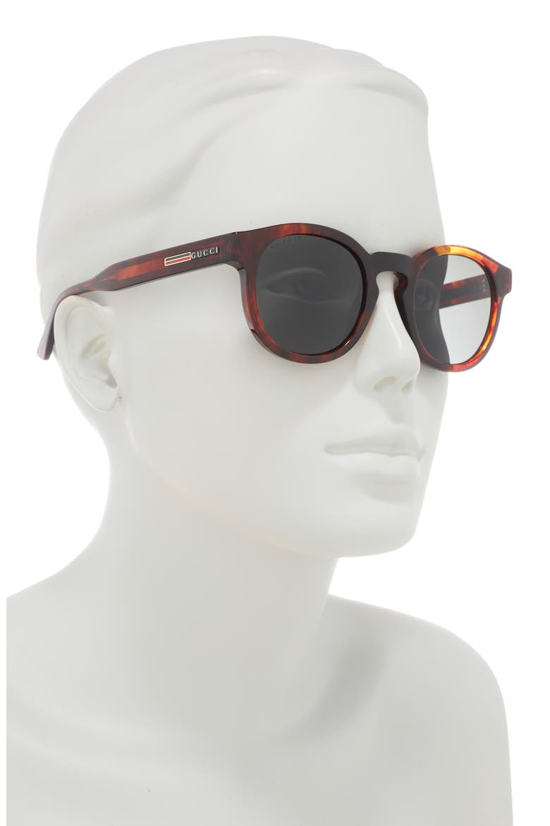 49mm Oval Sunglasses, Alternate, color, HAVANA HAVANA GREY