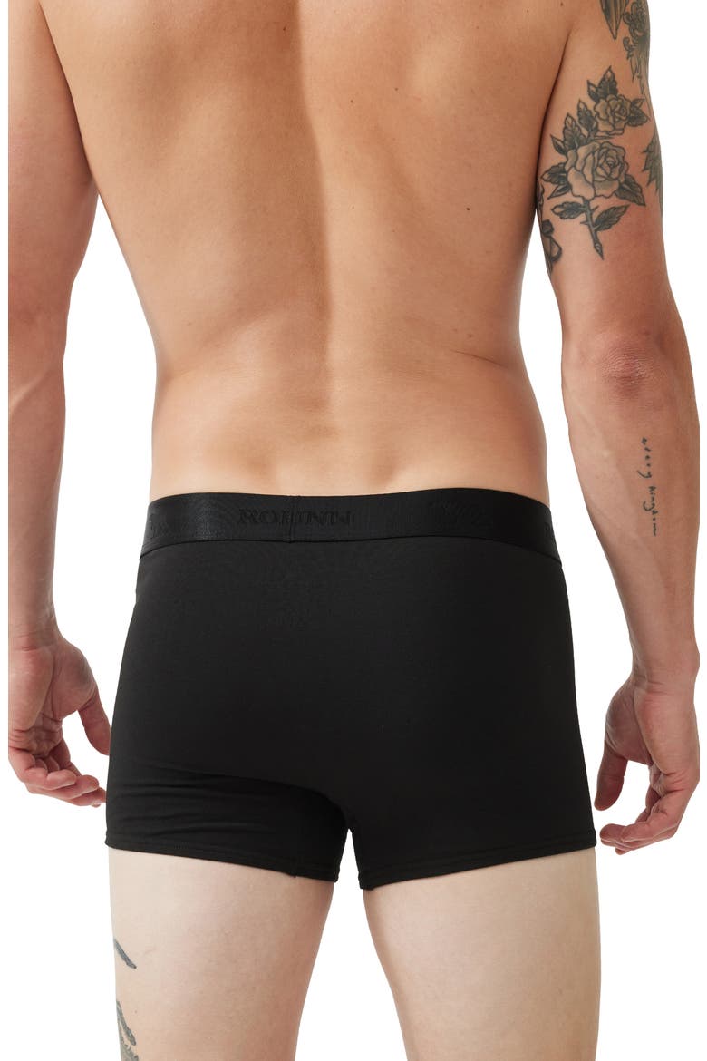 3-Pack Big Gunn's Trunks, Alternate, color, BLACK