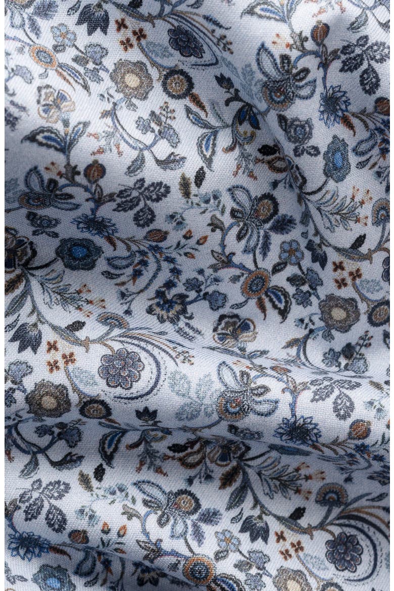 Contemporary Fit Floral Dress Shirt, Alternate, color, DARK BLUE