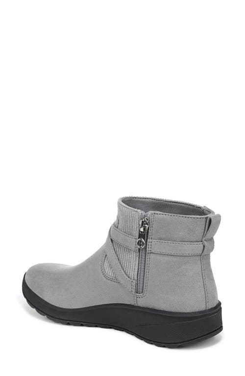 Lifestride Gates Wedge Bootie In Gray