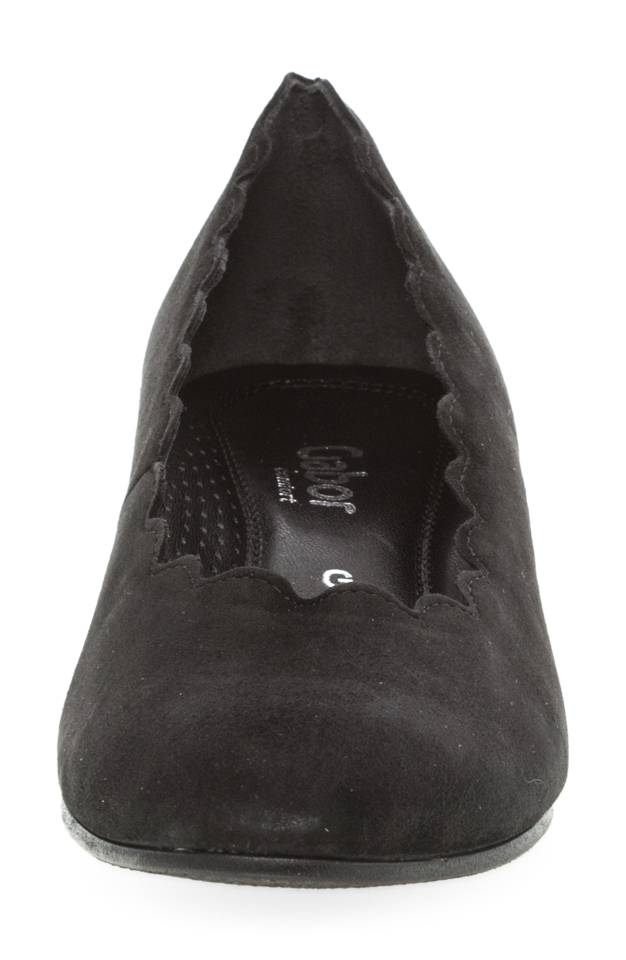 Scalloped Pump, Alternate, color, BLACK