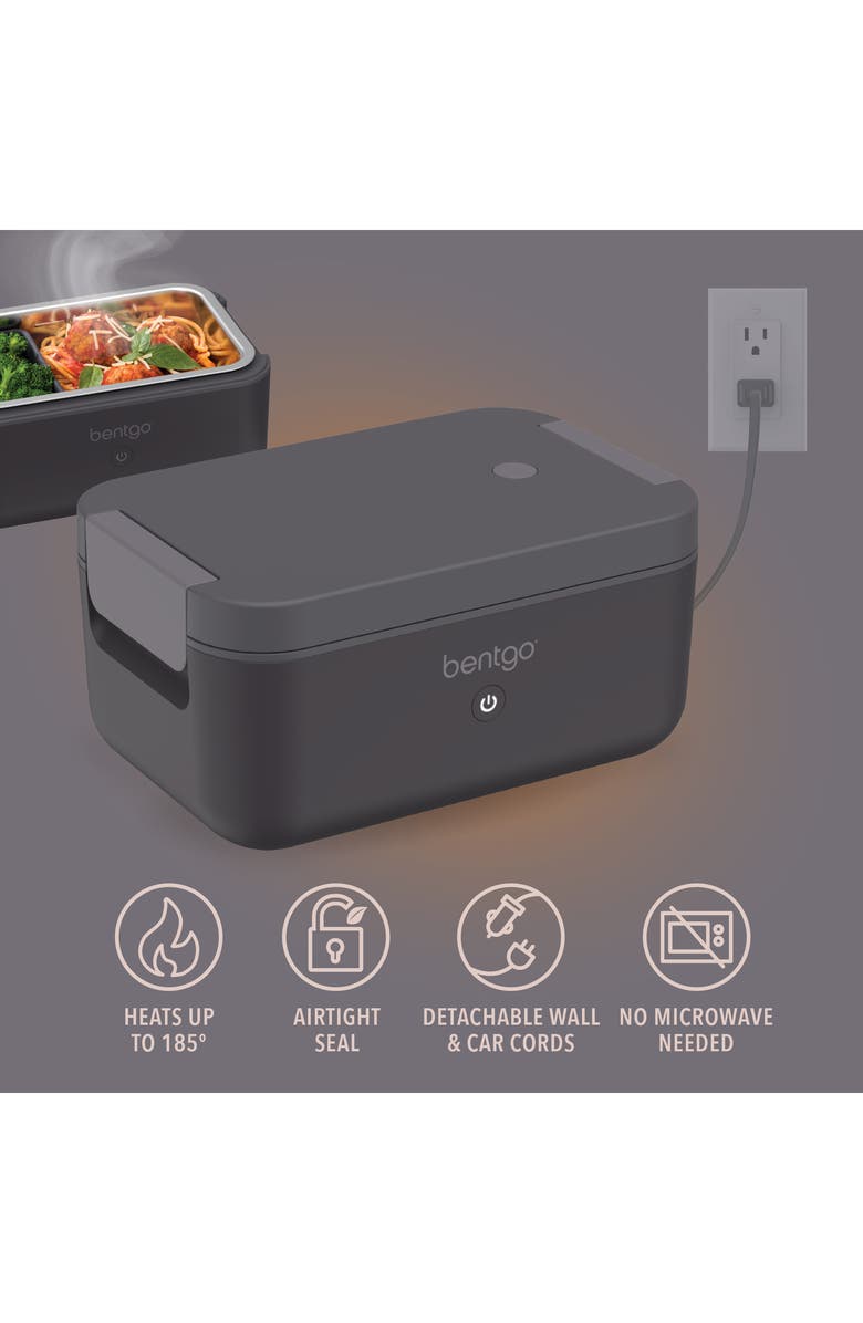 BENTGO Heat Electric Lunch Box, Alternate, color, Black