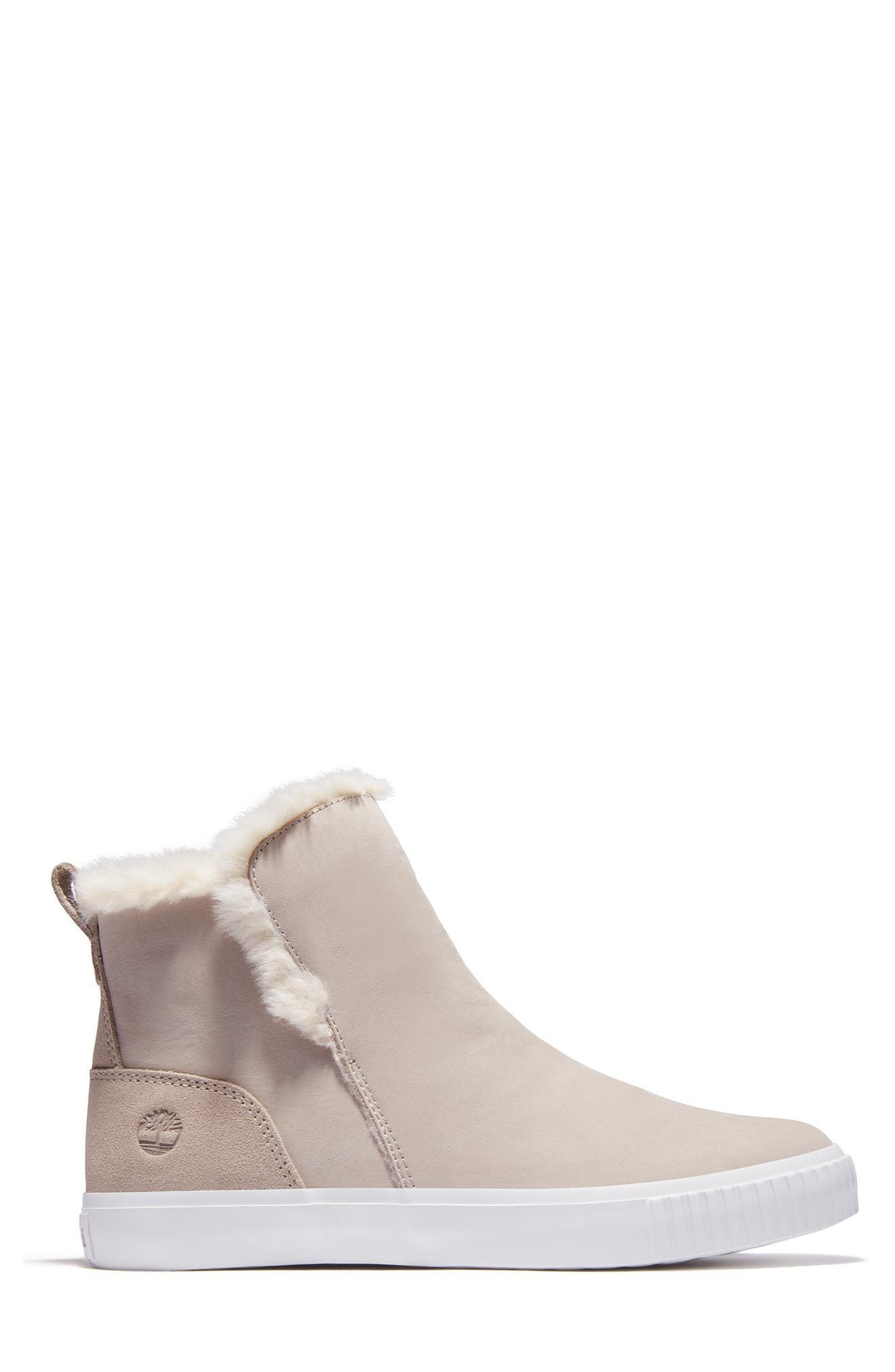 Skyla Bay Faux Fur Lined Pull-On Boot, Alternate, color, LIGHT TAUPE