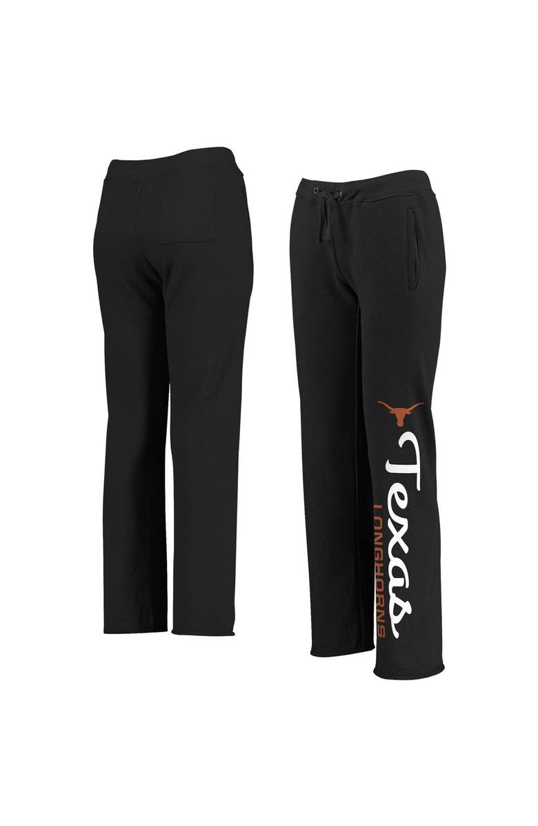 FANATICS Women's Fanatics Branded Black Texas Longhorns Cozy Fleece Sweatpants, Main, color,