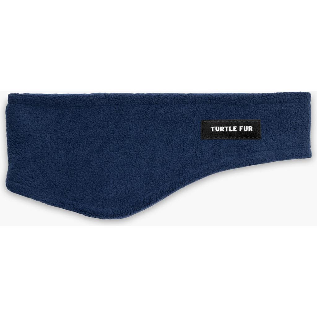 Turtle Fur Bang Band Fleece Headband In Blue