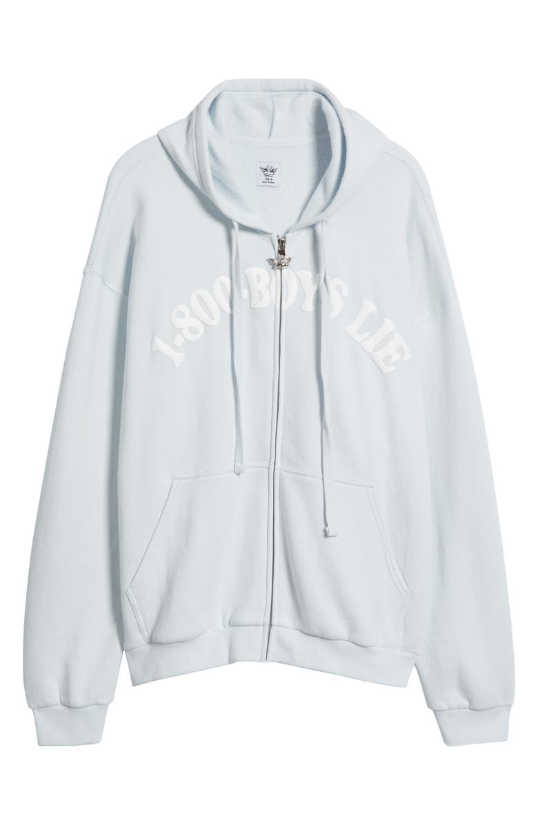 BOYS LIE 1-800 Boys Lie Full Zip Hoodie, Alternate, color, 