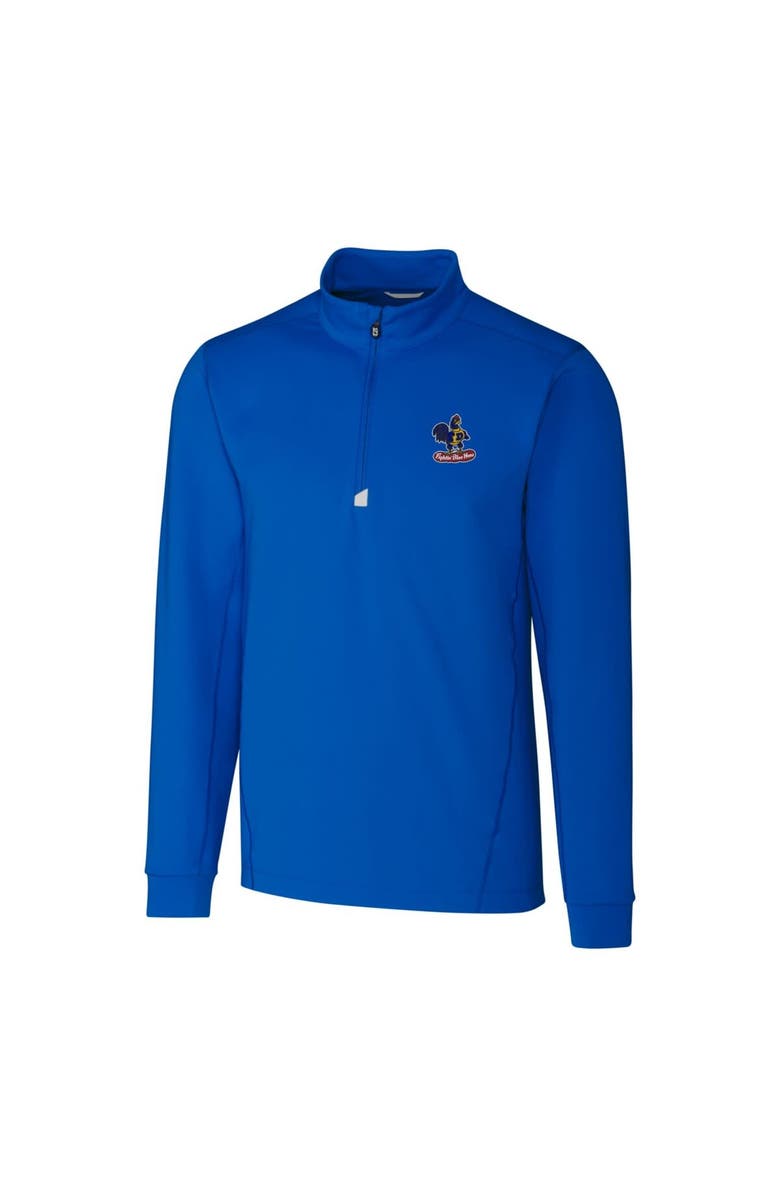 Cutter & Buck Men's Cutter & Buck Royal Delaware Fightin' Blue Hens Traverse Stretch Quarter Zip-Pullover Top, Alternate, color, 