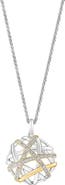 EFFY Sterling Silver Diamond Necklace - 0.25" ctw