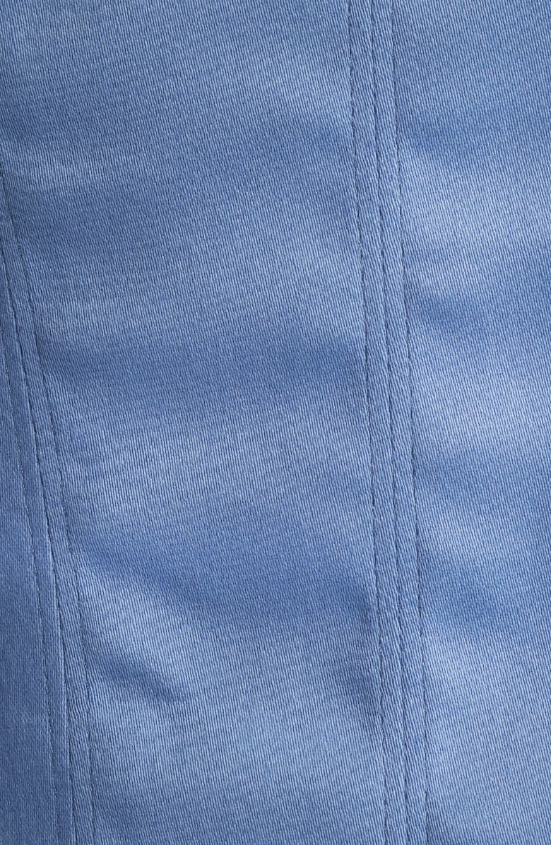 Black Halo Birdie Drop Waist Fit & Flare Midi Dress, Alternate, color, Cornflower Blue