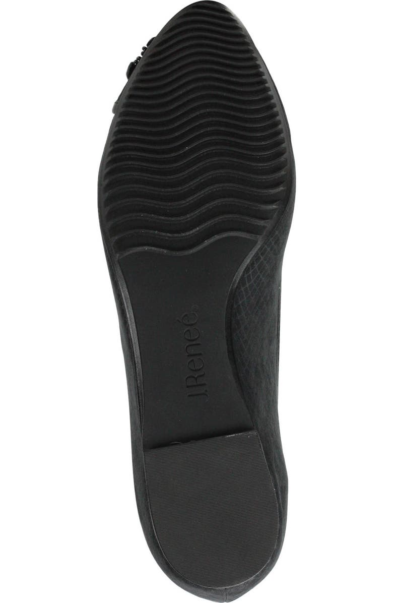 J. Reneé Mallantha Beaded Flower Ballet Flat, Alternate, color,