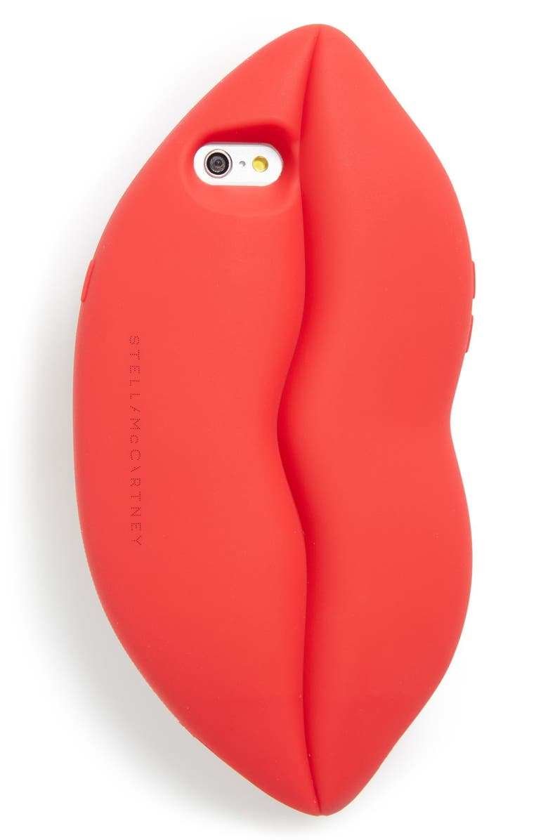 Stella McCartney Lips iPhone 6/6s Case, Alternate, color, 