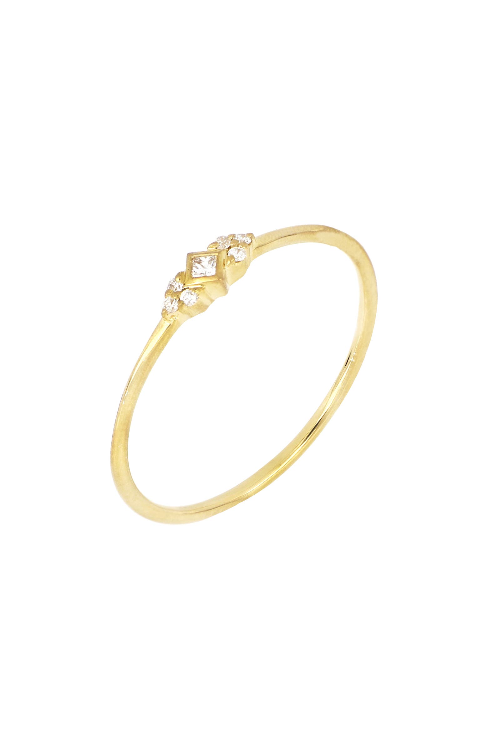 Bony Levy 18K Gold Icon Stackable Diamond Ring - 0.05ct. | Nordstromrack