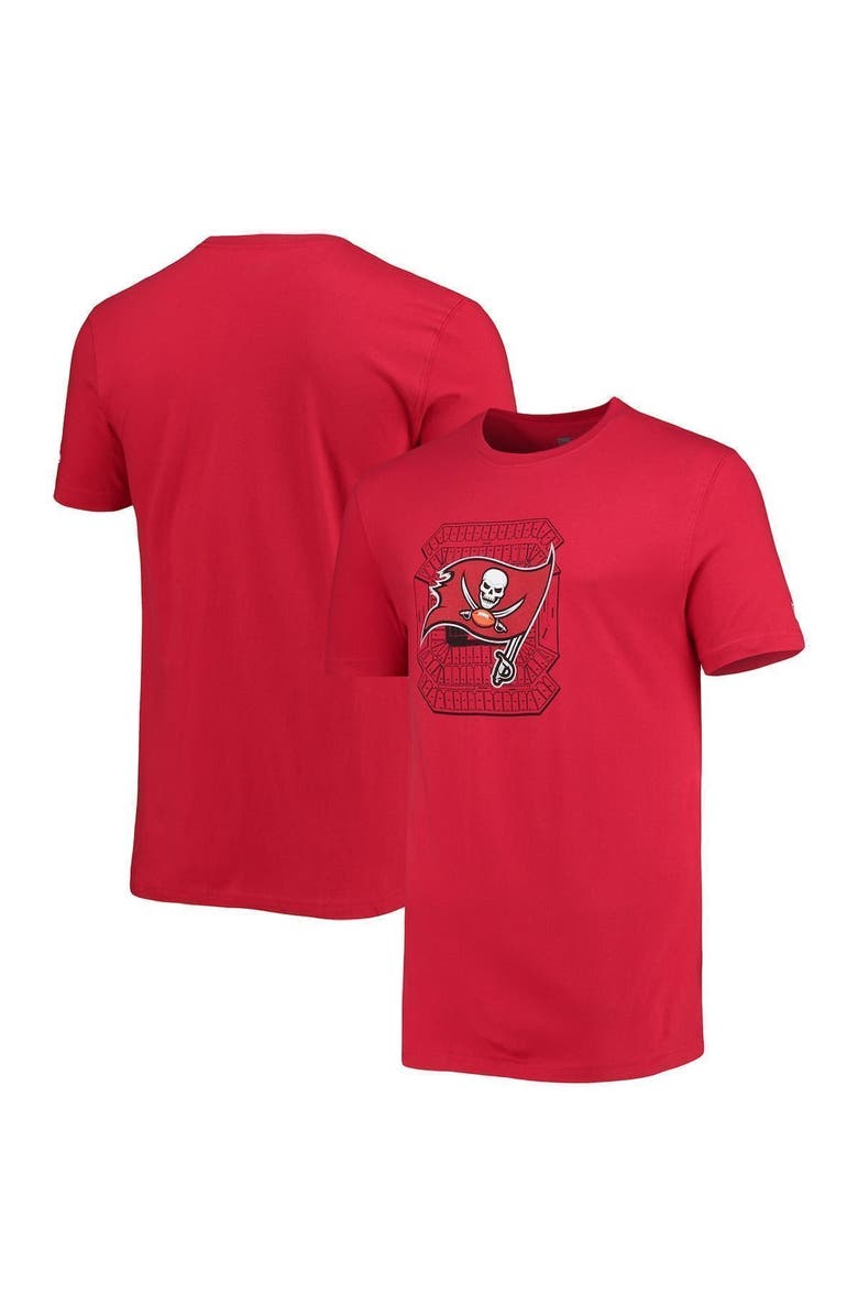 New Era Men's New Era Red Tampa Bay Buccaneers Stadium T-Shirt, Main, color, Red