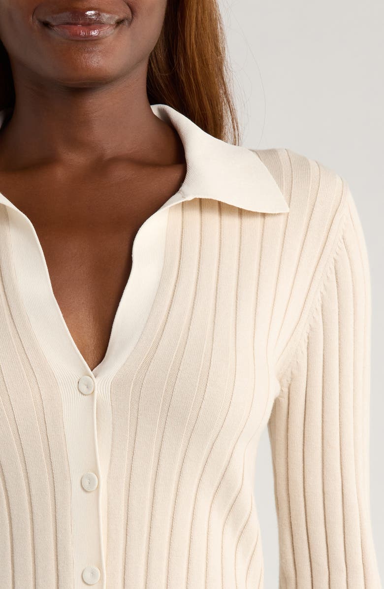 Lunya Cotton Blend Rib Cardigan, Alternate, color, 