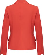 Maison Common Cool Wool Blazer With Flower Application