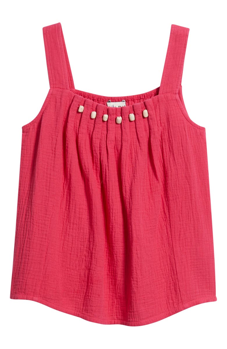 CITY BLUES Beaded Sleeveless Top, Alternate, color, Bright Rose