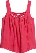 CITY BLUES Beaded Sleeveless Top