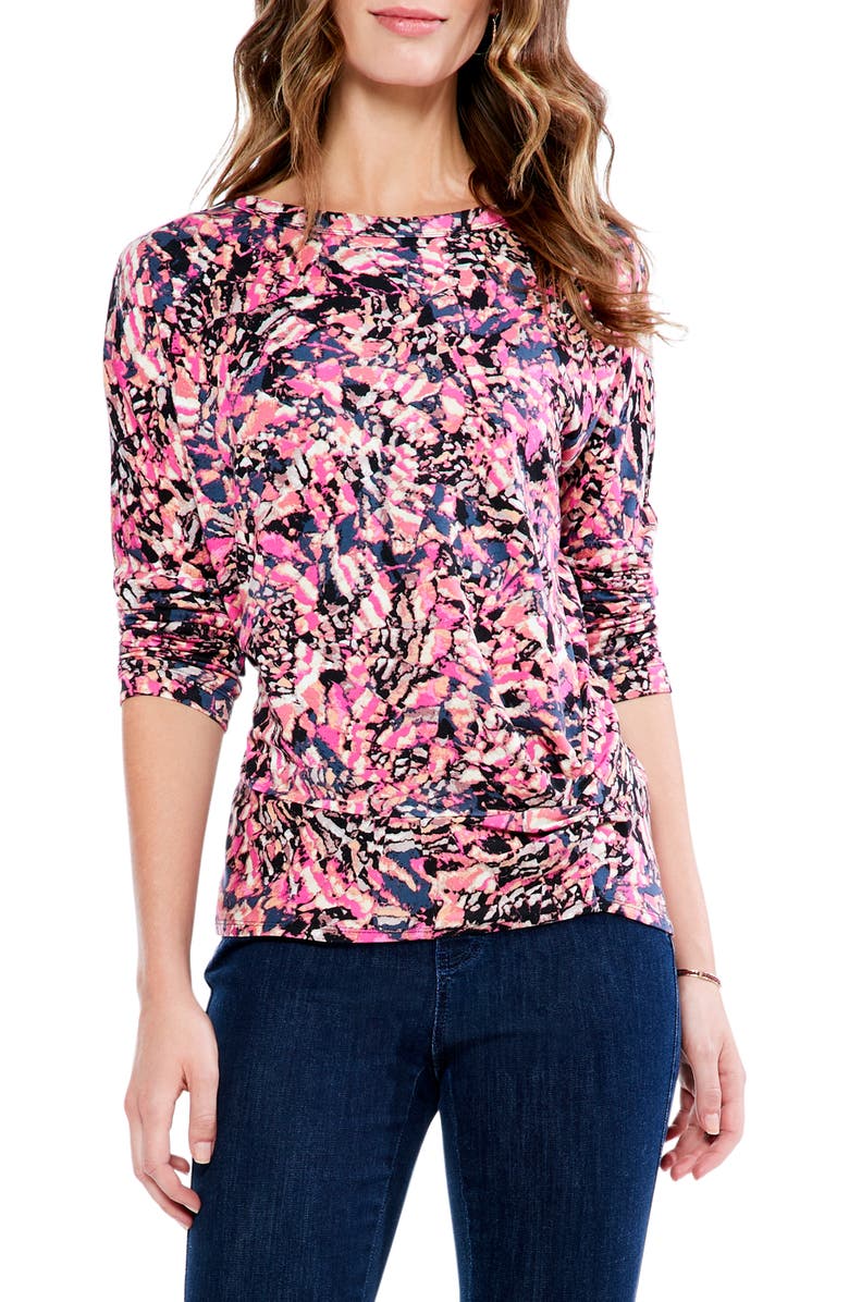NIC+ZOE Kaleidoscope Long Sleeve T-Shirt, Main, color,