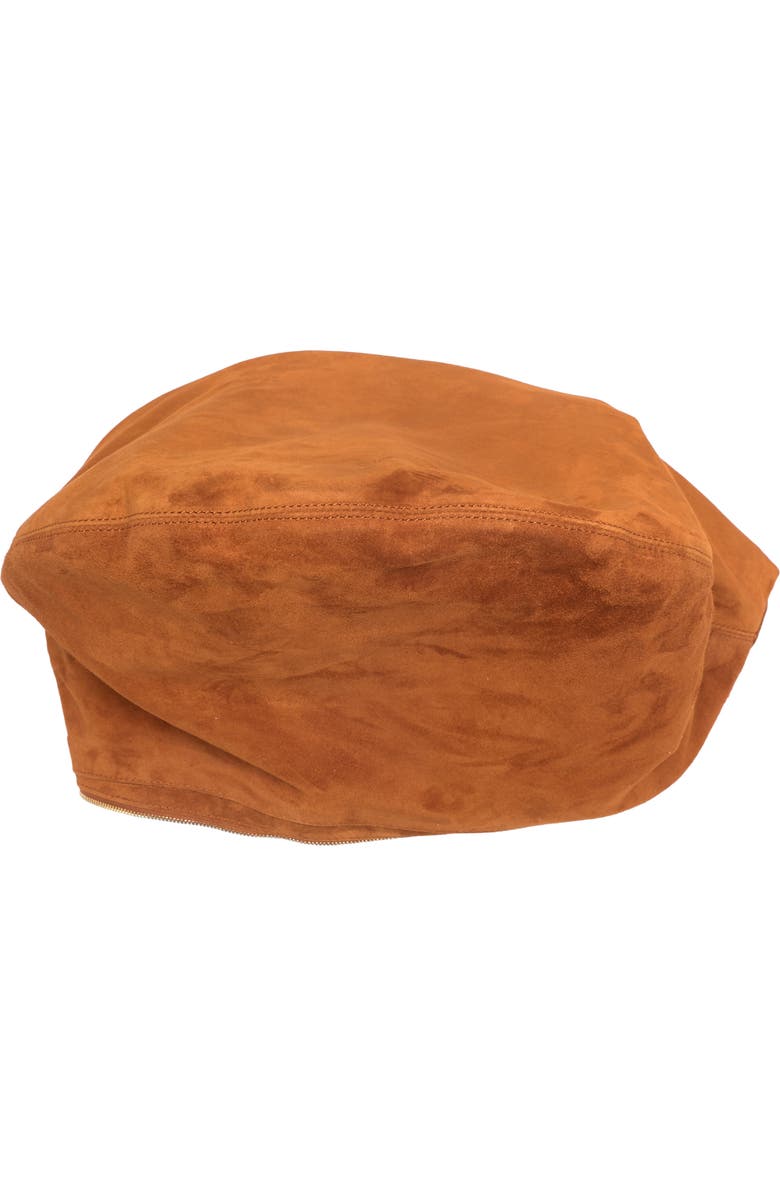 Khaite August Suede Hobo Bag, Alternate, color,