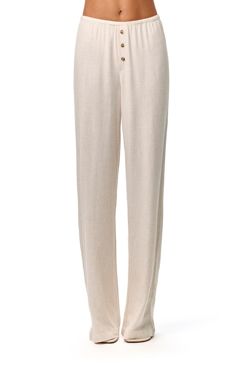 Wide Leg Pants, Main, color, CREAM
