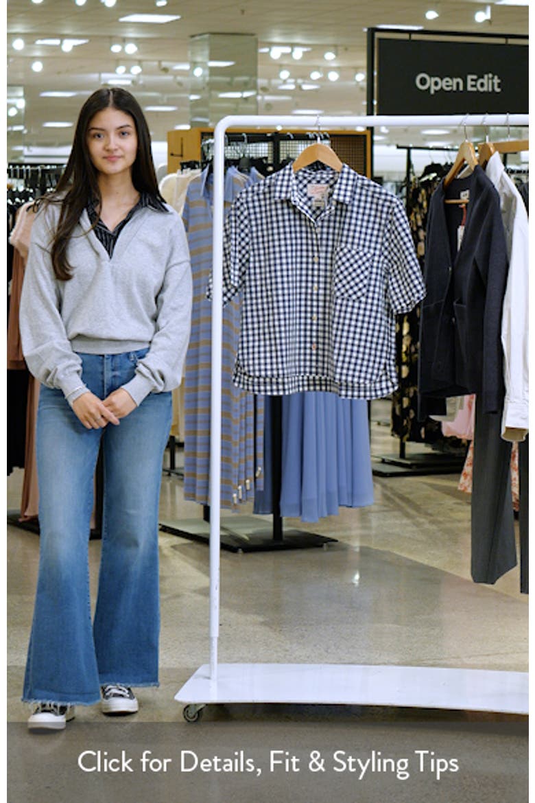 Bonnie Gingham Pima Cotton Poplin Button-Up Shirt video