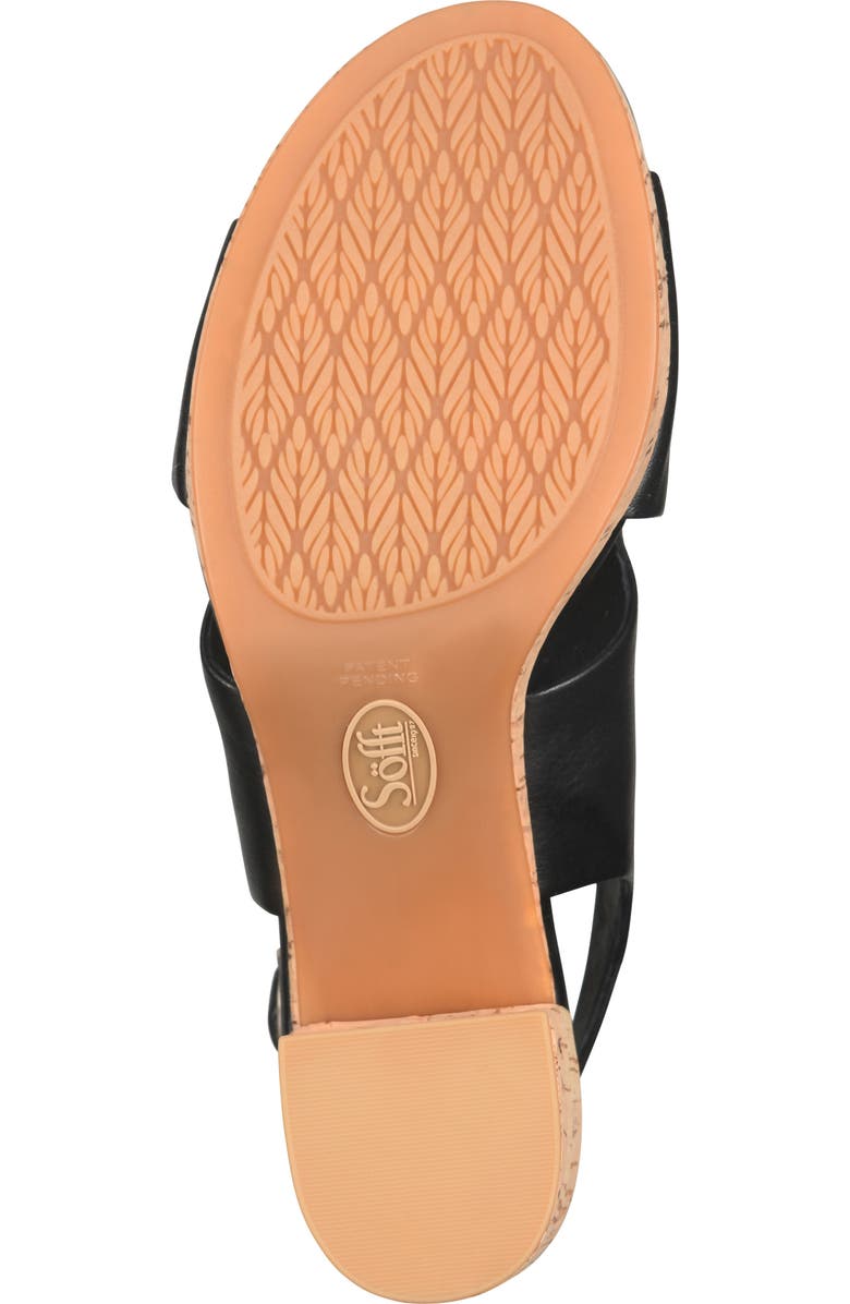 Söfft Liv Slingback Platform Sandal, Alternate, color, Black