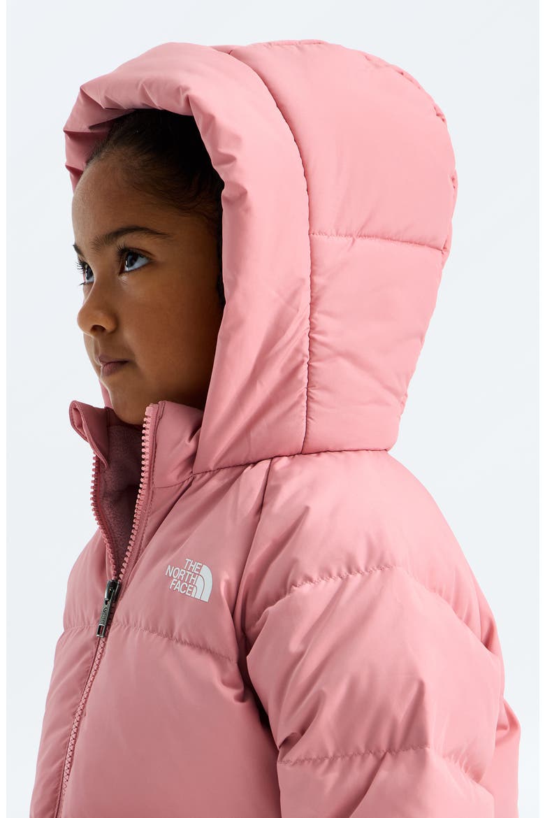 Kids' North Down Fleece Lined Short Parka, Alternate, color, PRIMROSE