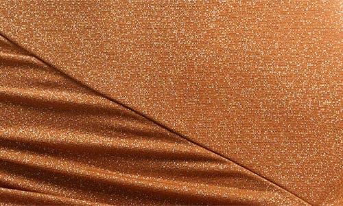 Afrm Shelby Metallic Body-con Minidress In Brown