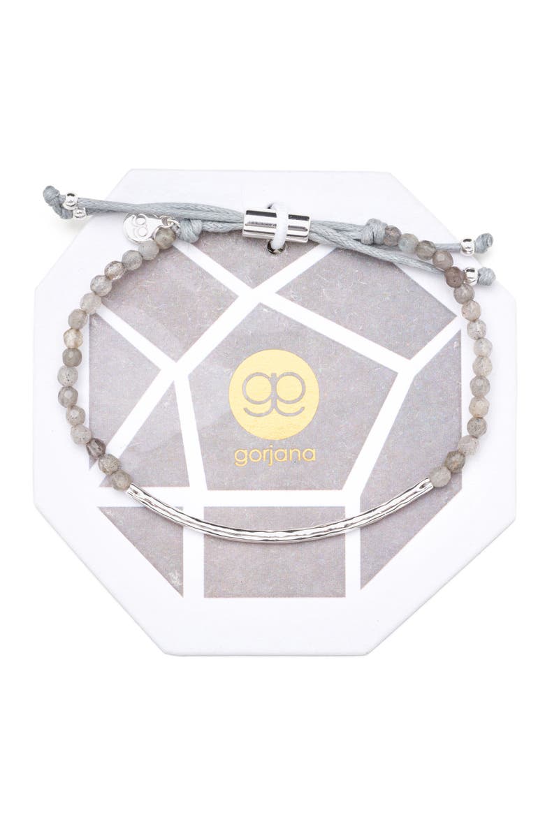 Power Gemstone Bracelet, Alternate, color, BALANCE/ LABRADORITE/ SILVER