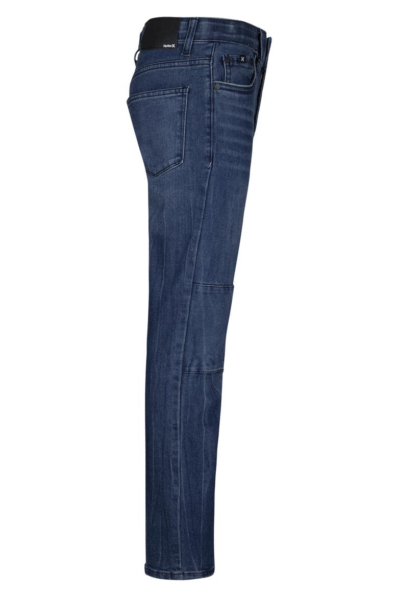 Kids' Regular Tapered 5-Pocket Denim Jeans, Alternate, color, MARINA