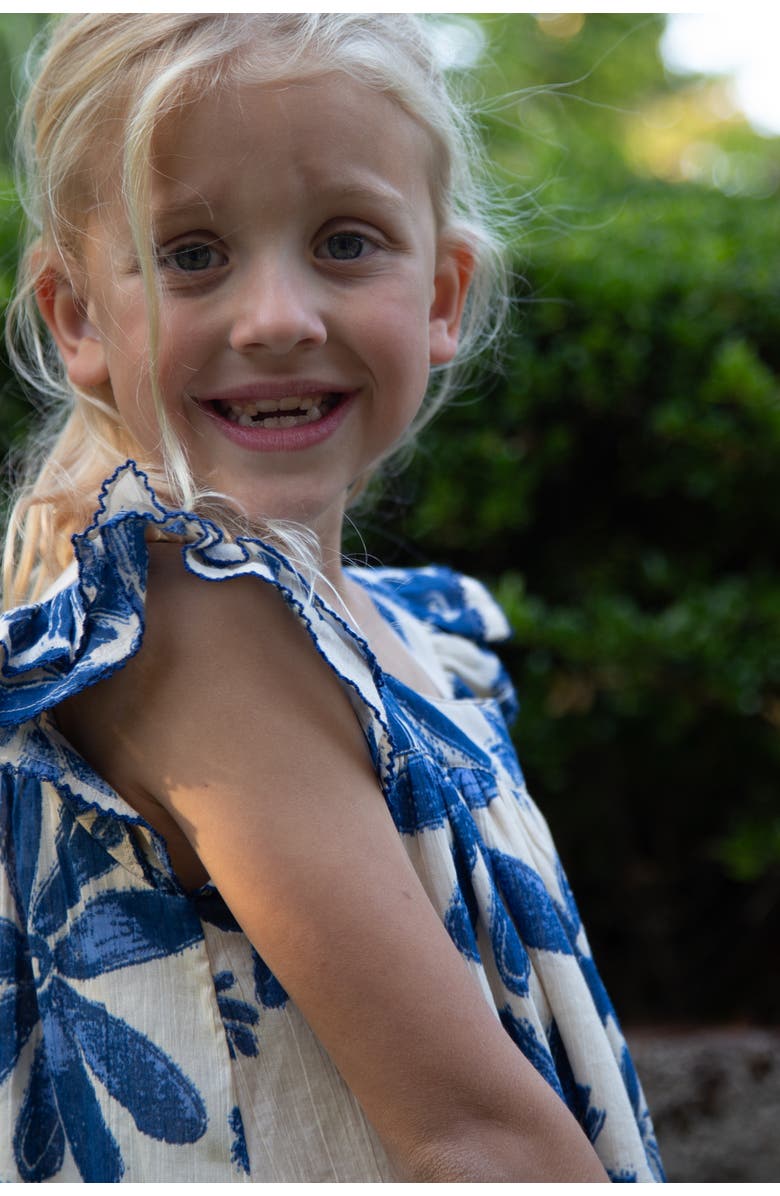 Beet World Everly Square Neck Dress, Alternate, color, Blue