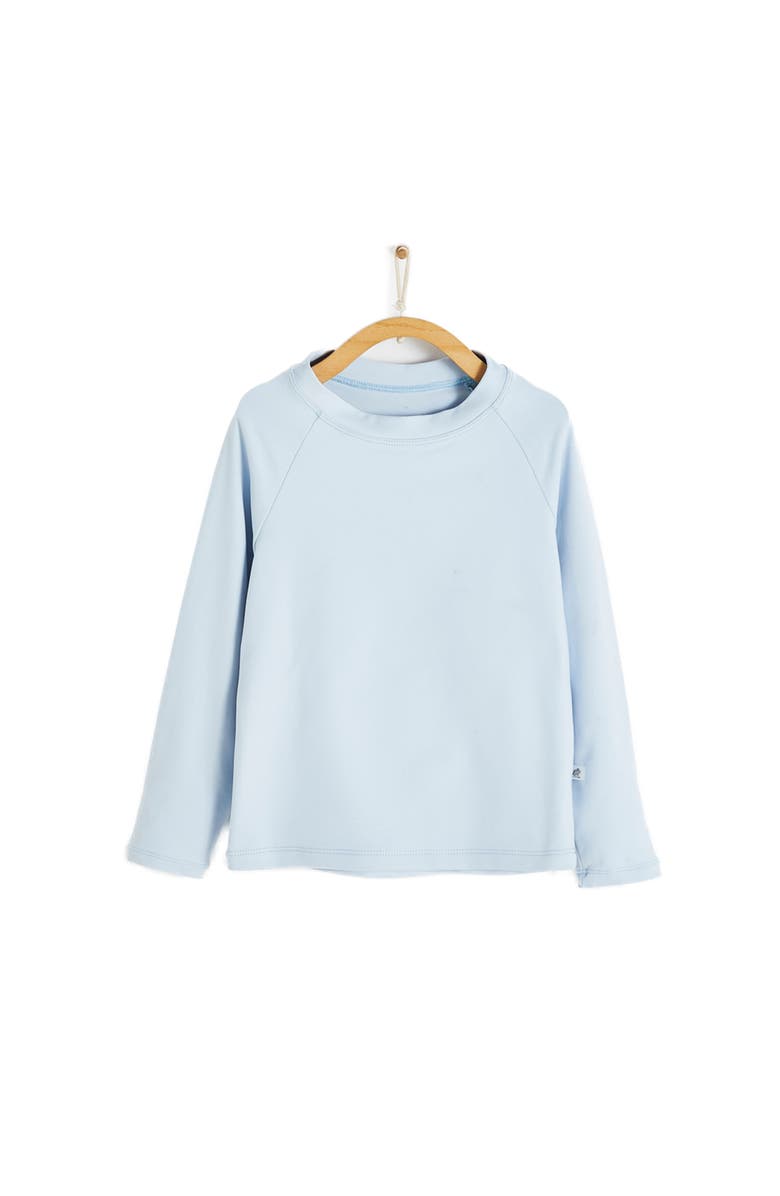 Babycottons Premium Quality Sun Long Sleeve Rashguard for Toddler, Main, color, Light Blue